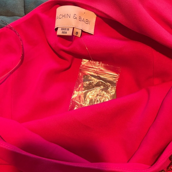 Sachin & Babi Womens Leslie Gown, Pink NWT SZ 0 - Picture 7 of 7